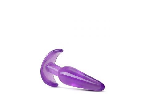 Korek analny B Yours Slim fioletowy TPE 10,8 cm - 3