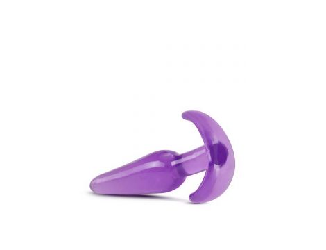Korek analny B Yours Slim fioletowy TPE 10,8 cm - 4