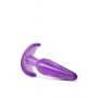 Korek analny B Yours Slim fioletowy TPE 10,8 cm - 4