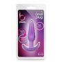 Korek analny B Yours Slim fioletowy TPE 10,8 cm - 6