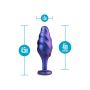 ANAL ADVENTURES MATRIX BUMPED BLING PLUG SAPPHIRE - 5