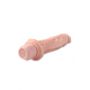 DR. SKIN SILICONE DR. RICHARD 9 INCH VIBRATING DILDO BEIGE - 5