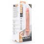 DR. SKIN SILICONE DR. RICHARD 9 INCH VIBRATING DILDO BEIGE - 4