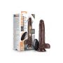 DR. SKIN SILICONE DR. MURPHY 8Â INCH THRUSTING DILDO CHOCOLATE - 5