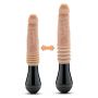 DR. SKIN SILICONE DR. KNIGHT THRUSTING GYRATING VIBRATING DILDO BEIGE - 3