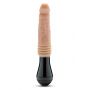 DR. SKIN SILICONE DR. KNIGHT THRUSTING GYRATING VIBRATING DILDO BEIGE - 5