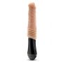 DR. SKIN SILICONE DR. KNIGHT THRUSTING GYRATING VIBRATING DILDO BEIGE - 4