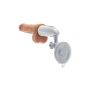 DR. SKIN SILICONE DR. HAMMER 7 INCH THRUSTING DILDO WITH HANDLE BEIGE - 2