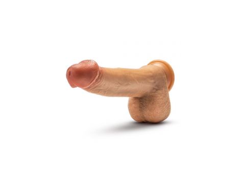 DR. SKIN SILICONE DR. PHILLIPS 8.5 INCH THRUSTING DILDO TAN - 2