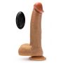 DR. SKIN SILICONE DR. PHILLIPS 8.5 INCH THRUSTING DILDO TAN - 6