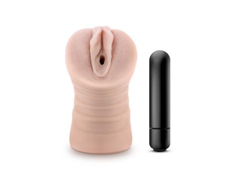 Masturbator wibrujący Ayumi Blush beżowy