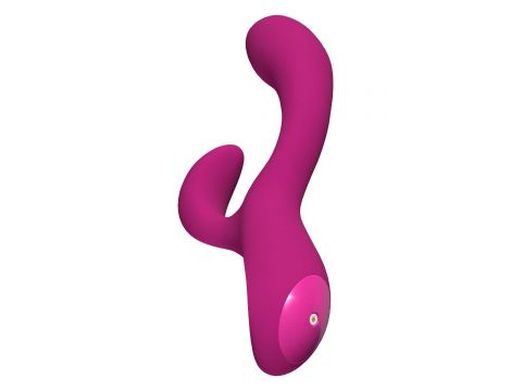 Wibrator króliczek Blush Quinn bordowy silikonowy USB 23 cm - 3