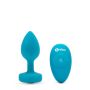 B-VIBE VIBRATING JEWEL PLUG S/M TEAL - 2