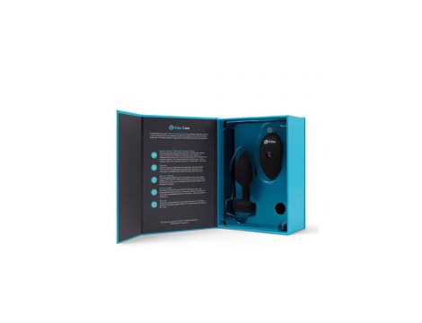 B-VIBE VIBRATING JEWEL PLUG M/L BLACK - 5