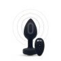 B-VIBE VIBRATING JEWEL PLUG M/L BLACK - 5