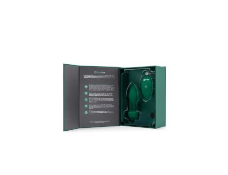 B-VIBE VIBRATING JEWEL PLUG M/L EMERALD GREEN - 5