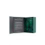 B-VIBE VIBRATING JEWEL PLUG M/L EMERALD GREEN - 6