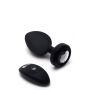 B-VIBE VIBRATING JEWEL PLUG XXL BLACK - 5