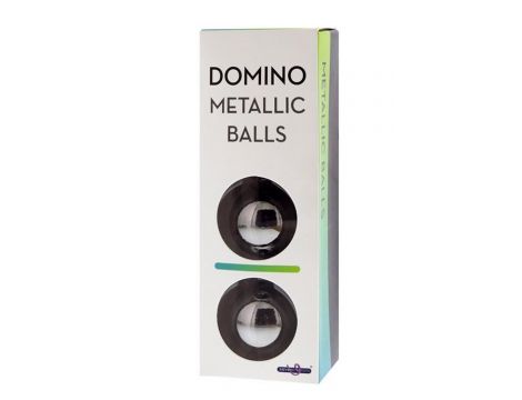 DOMINO METALLIC BALLS -CHROME BLACK - 2