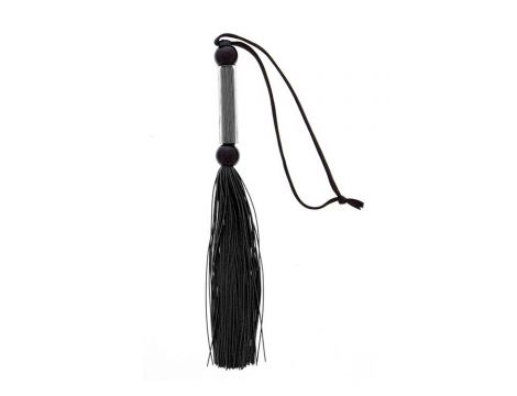 Flogger silikonowy Guilty Pleasure BDSM czarny - 2