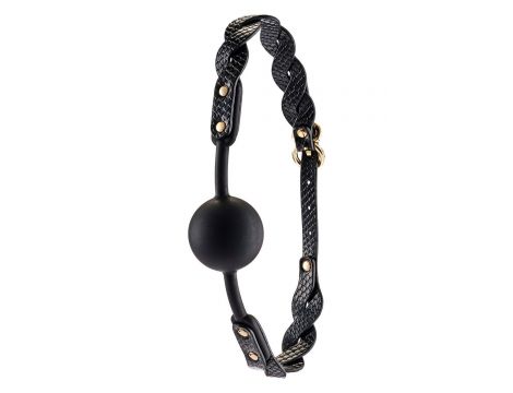 Knebel pleciony Moonlight Guilty Pleasure czarny - 2
