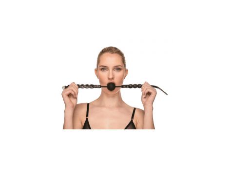 Knebel pleciony Moonlight Guilty Pleasure czarny - 3