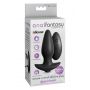 ANAL FANTASY COLLECTION COLLECTION REMOTE CONTROL SILICONE PLUG BLACK - 2