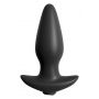 ANAL FANTASY COLLECTION COLLECTION REMOTE CONTROL SILICONE PLUG BLACK - 5