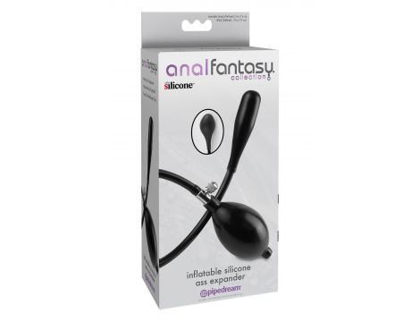 ANAL FANTASY COLLECTION INFLATABLE SILICONE ASS EXPANDER BLACK
