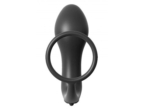 ANAL FANTASY COLLECTION ASS-GASM COCKRING VIBRATING PLUG BLACK - 4