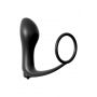 ANAL FANTASY COLLECTION ASS-GASM COCKRING VIBRATING PLUG BLACK - 3