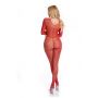 RISQUE CROTCHLESS BODYSTOCKING RED, M/L - 5