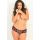 CROTCHLESS LACE THONG WITH BOWS BLACK, 3XL/4XL