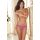 CROTCHLESS LACE V-THONG PURPLE, M/L