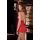 SEXIEST HALTER CHEMISE/G SET RED, S
