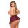 TEACHERS PET SEXY SCHOOLGIRL SKIRT WINE, QUEEN
