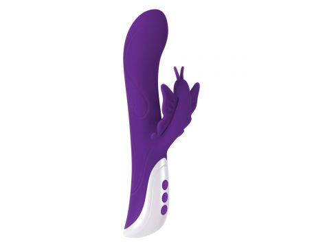 Wibrator punktu G Evolved Twirly Butterfly silikonowy USB 23 cm - 2