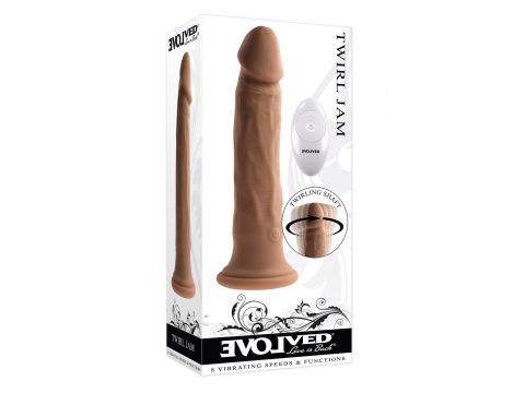 EVOLVED TWIRL JAM 9.25 INCH DARK FLESH - 5