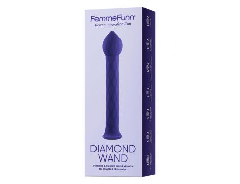 FEMMEFUNN DIAMOND WAND DARK PURPLE