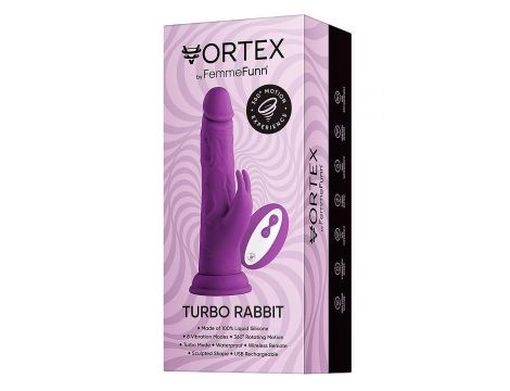 FEMMEFUNN WIRELESS TURBO RABBIT PURPLE - 4