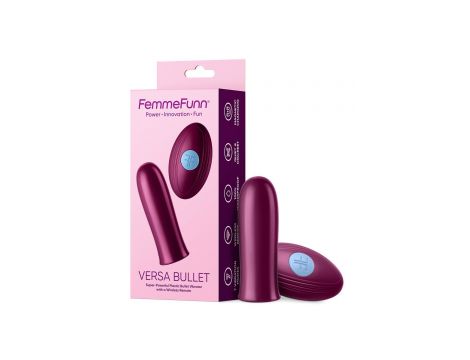 FEMMEFUNN VERSA BULLET WITH REMOTE DARK FUCSHIA - 2