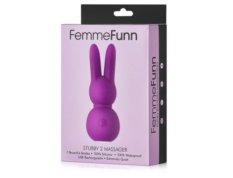 FEMMEFUNN STUBBY 2 MASSAGER PURPLE - 4