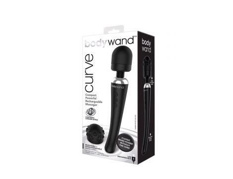 BODYWAND CURVE RECHARGEABLE BLACK - 2