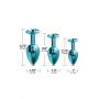 NIXIE METAL BUTT PLUGÂ TRAINERÂ SET, BLUE METALLIC - 2