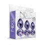 NIXIE METAL BUTT PLUGÂ TRAINERÂ SET, PURPLE METALLIC - 6