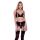 BACI 3 PCS ECO PEEK-A-BOO BRA, GARTER & PANTY SET BLACK, M/L
