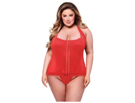 BACI BUSTIER  RED, 1X/2X - 2