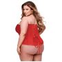 BACI BUSTIER RED, 3X/4X - 5