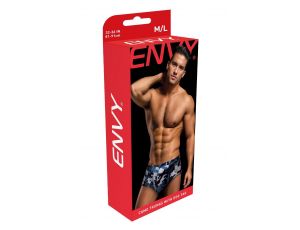 ENVY CAMO TRUNKS W/ DOG TAG NAVY, M/L