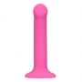 Wibrator dildo silikonowy Loveline różowy 18 cm - 8